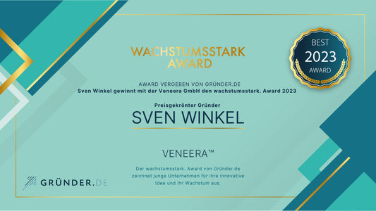 Veneera™ erhält den wachstumsstark. Award 2023